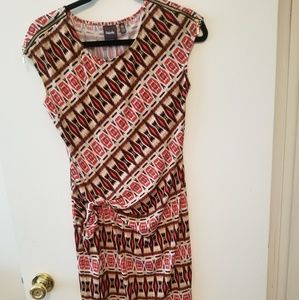 Muti colored dress, sleeveless